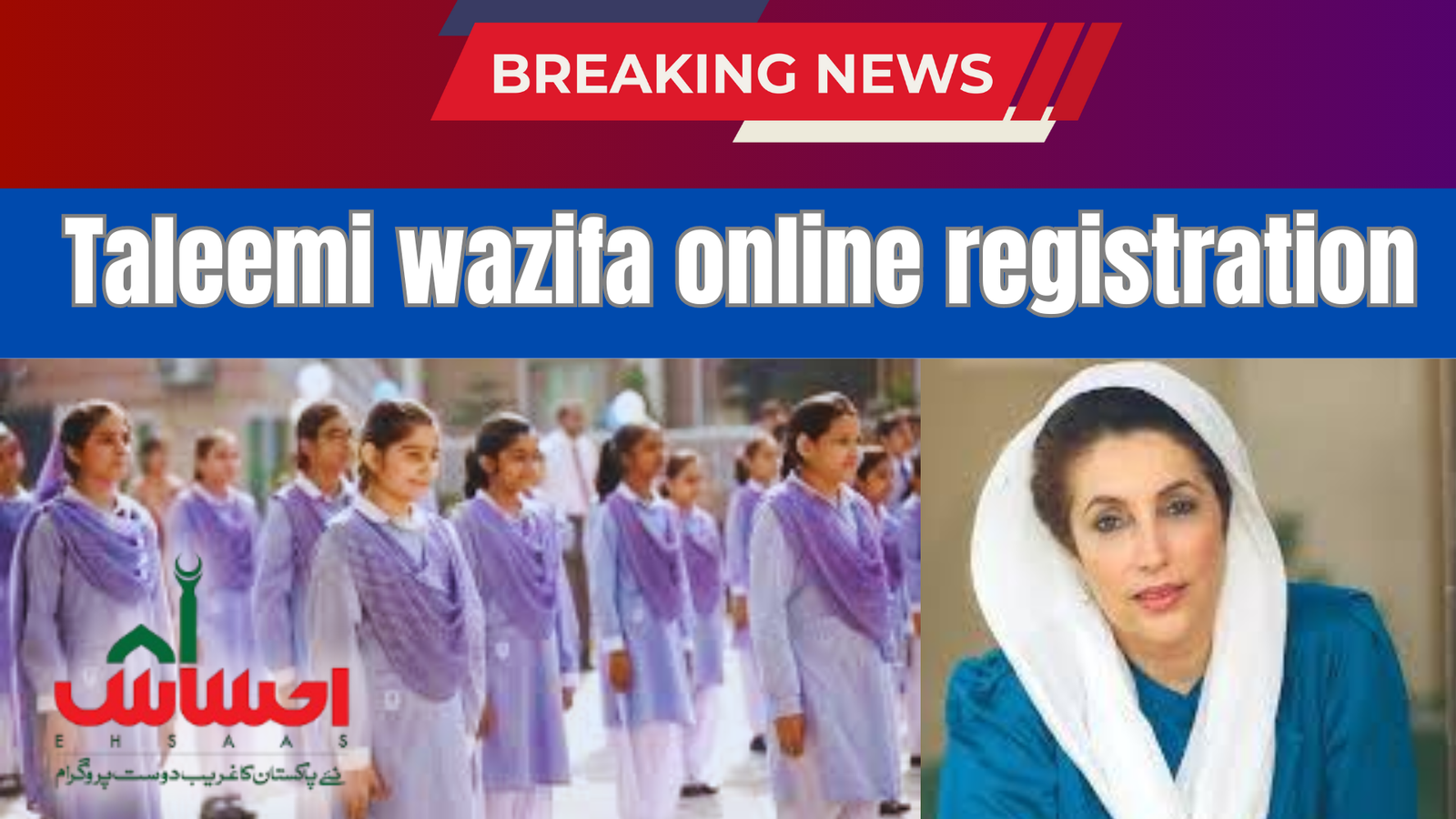 How to Apply for Taleemi Wazifa Online?